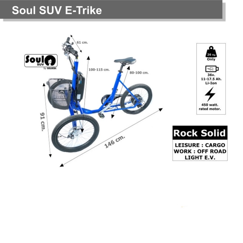 Triciclo Eléctrico Soul SUV