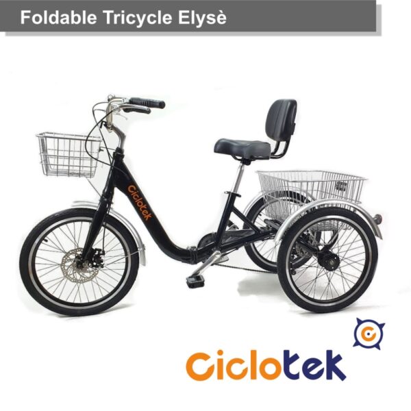 Triciclo Eléctrico Plegable CicloTEK Elyse